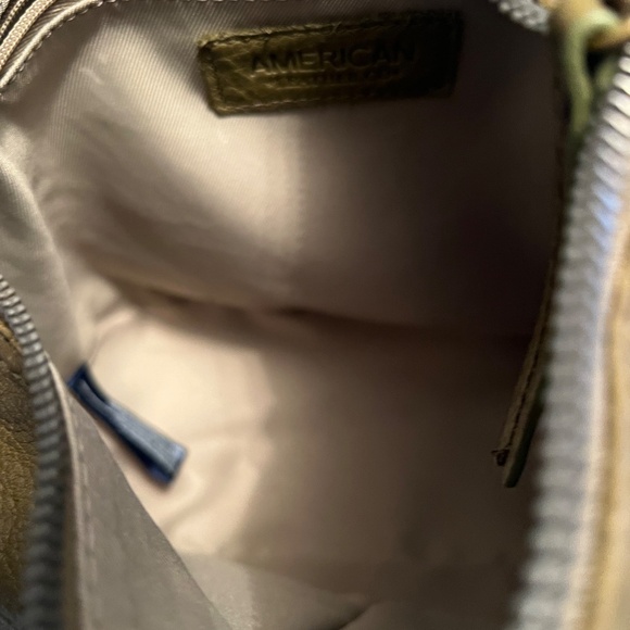American Leather CO. Olive Green Crossbody Bag - Picture 11 of 15